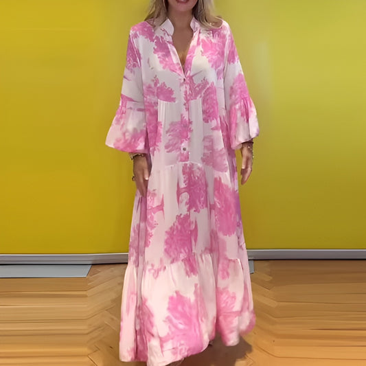 MAJA™| Elegant blommig klänning