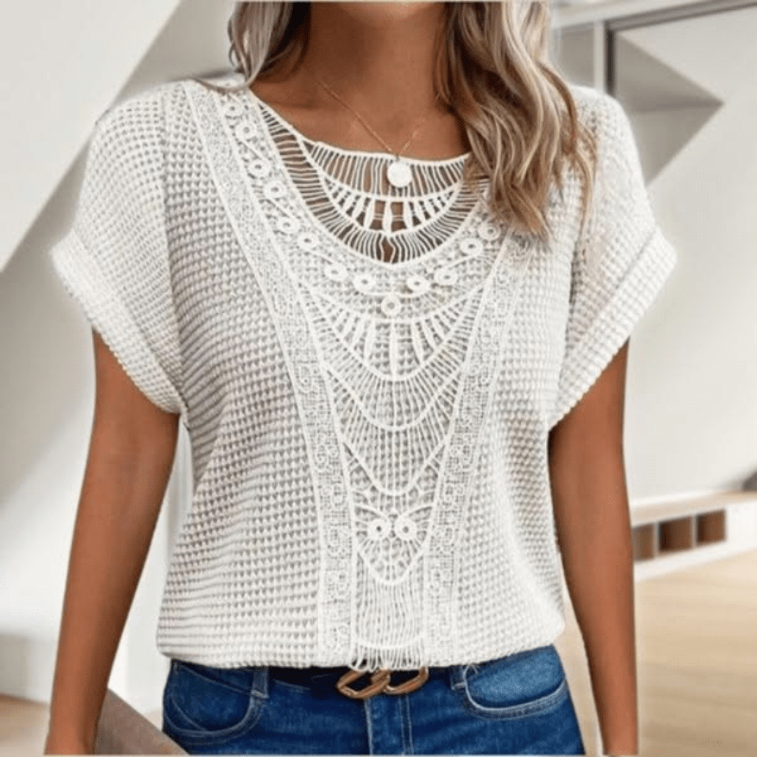 VERA™ | Elegant blus med Ibiza-känsla