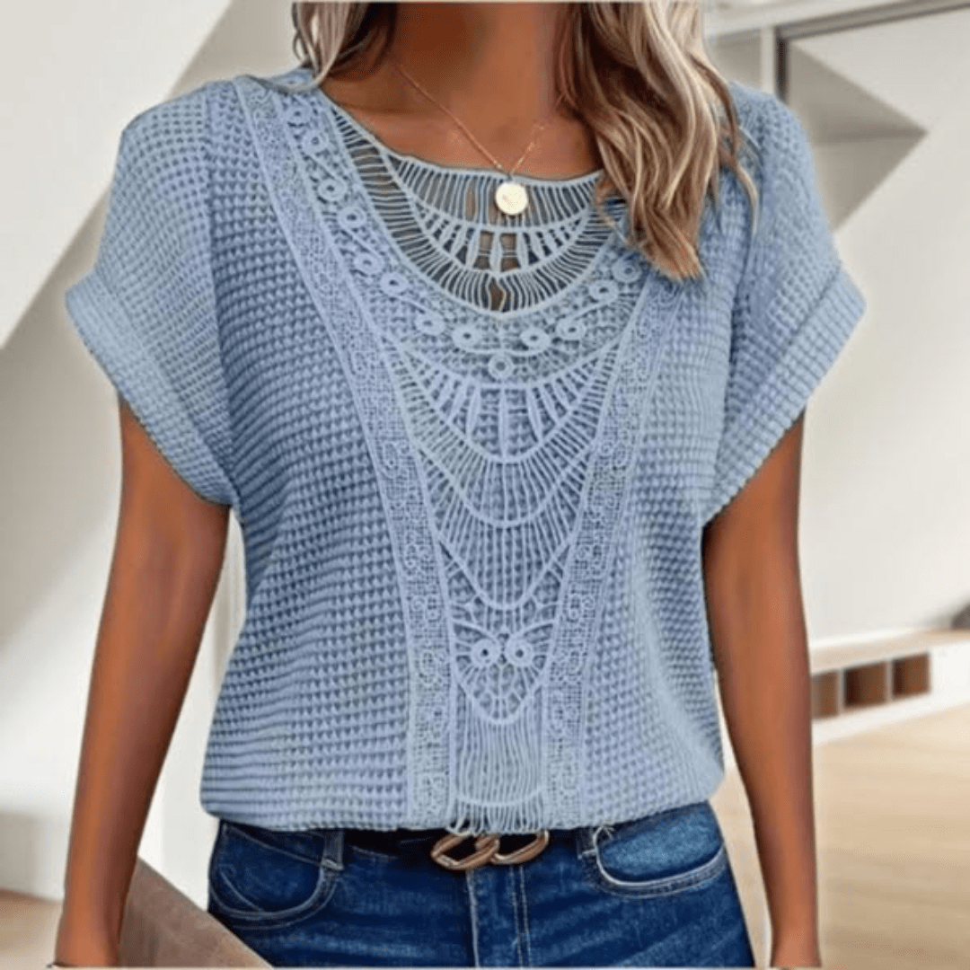 VERA™ | Elegant blus med Ibiza-känsla