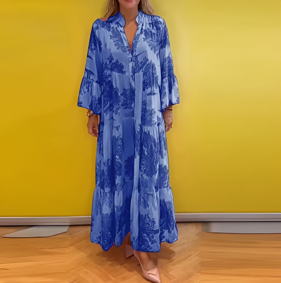 MAJA™| Elegant blommig klänning