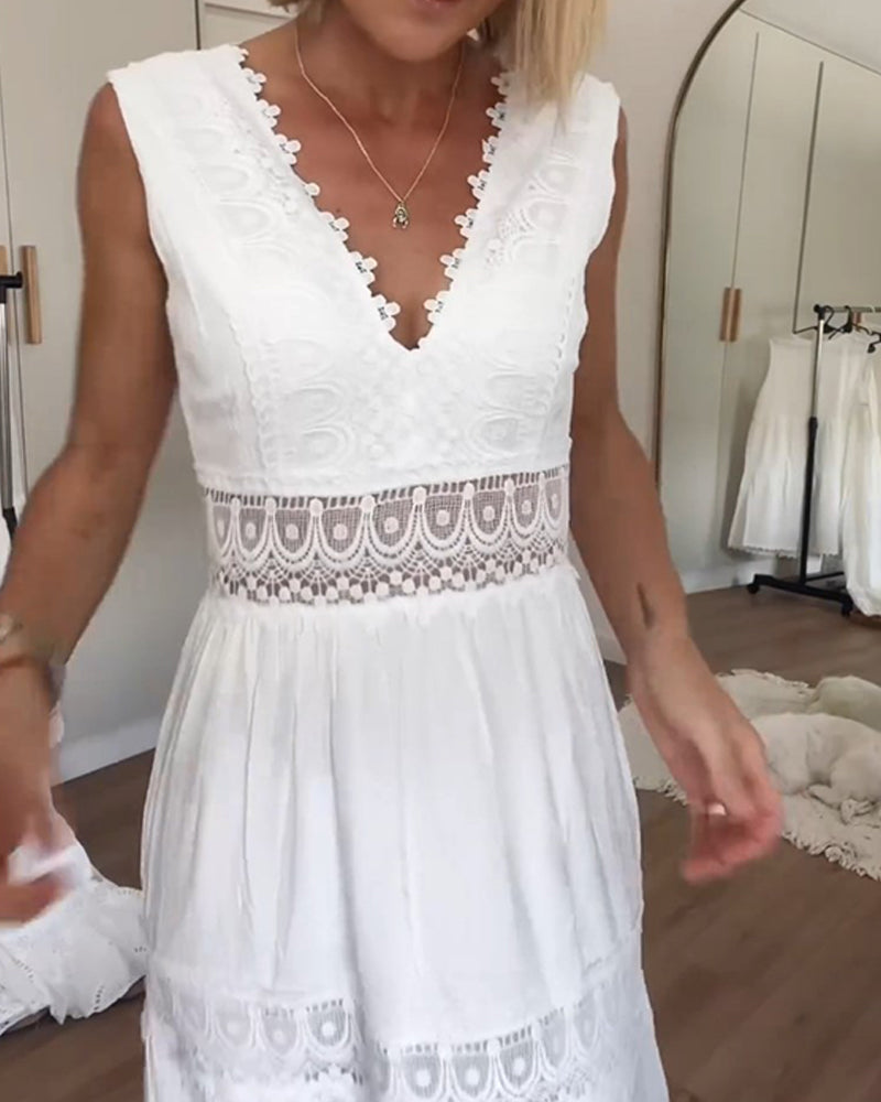 MOLLY™ | Elegant Spets Maxi Klänning