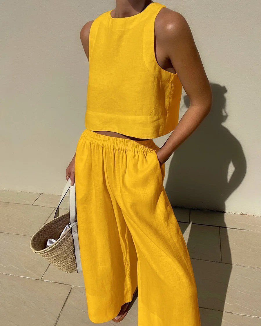 EIRA™ | Lätt Sommarset med Naturlig Elegans