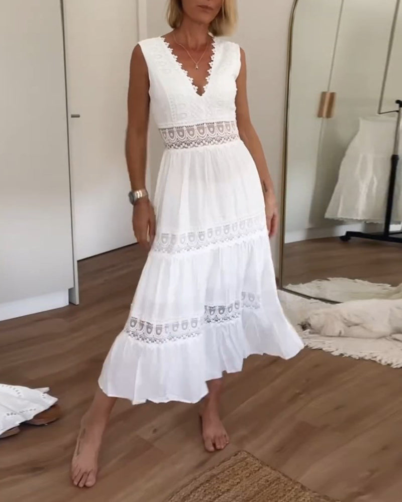 MOLLY™ | Elegant Spets Maxi Klänning