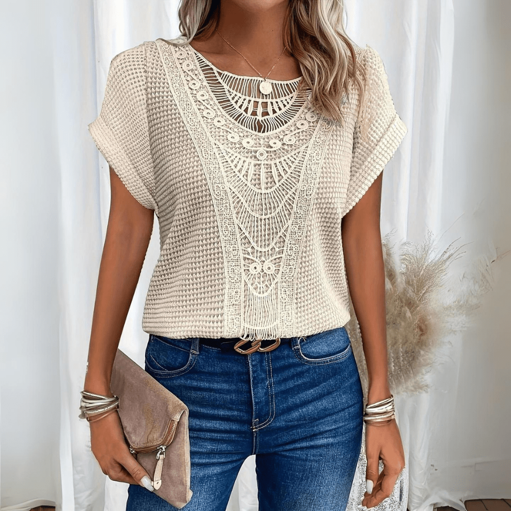 VERA™ | Elegant blus med Ibiza-känsla