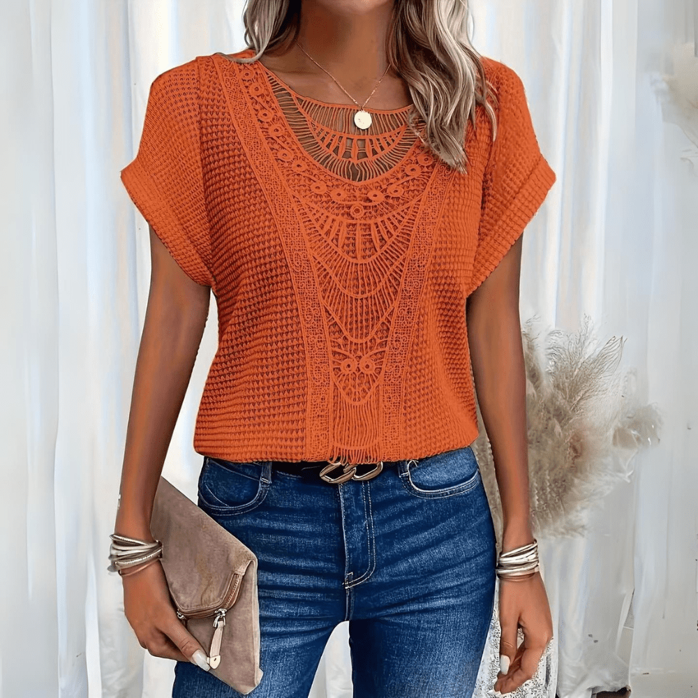 VERA™ | Elegant blus med Ibiza-känsla