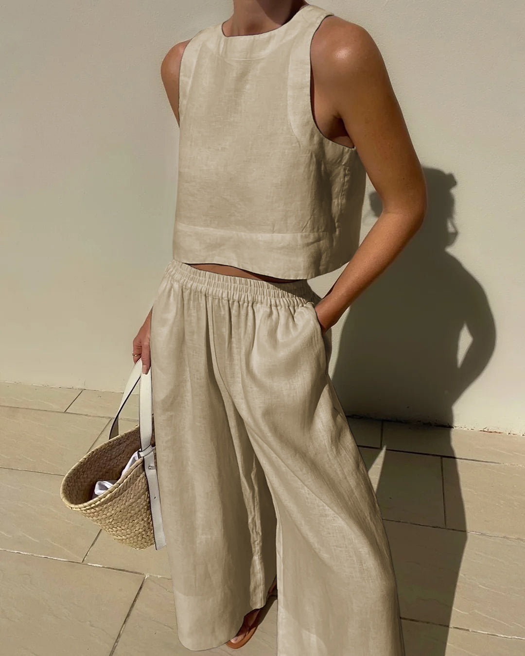 EIRA™ | Lätt Sommarset med Naturlig Elegans