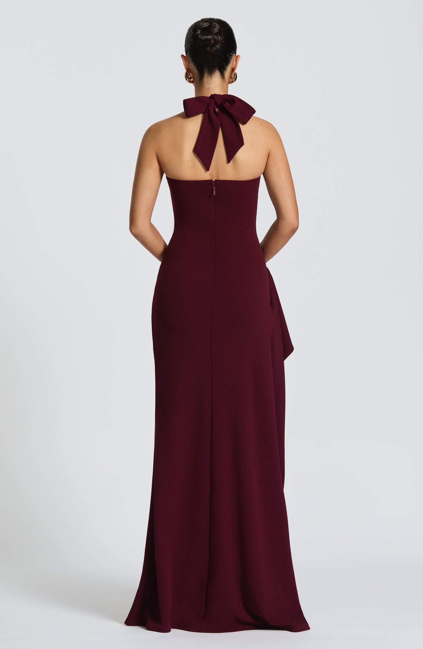 LYRA™ | Sensuell Halterneck Maxi Klänning