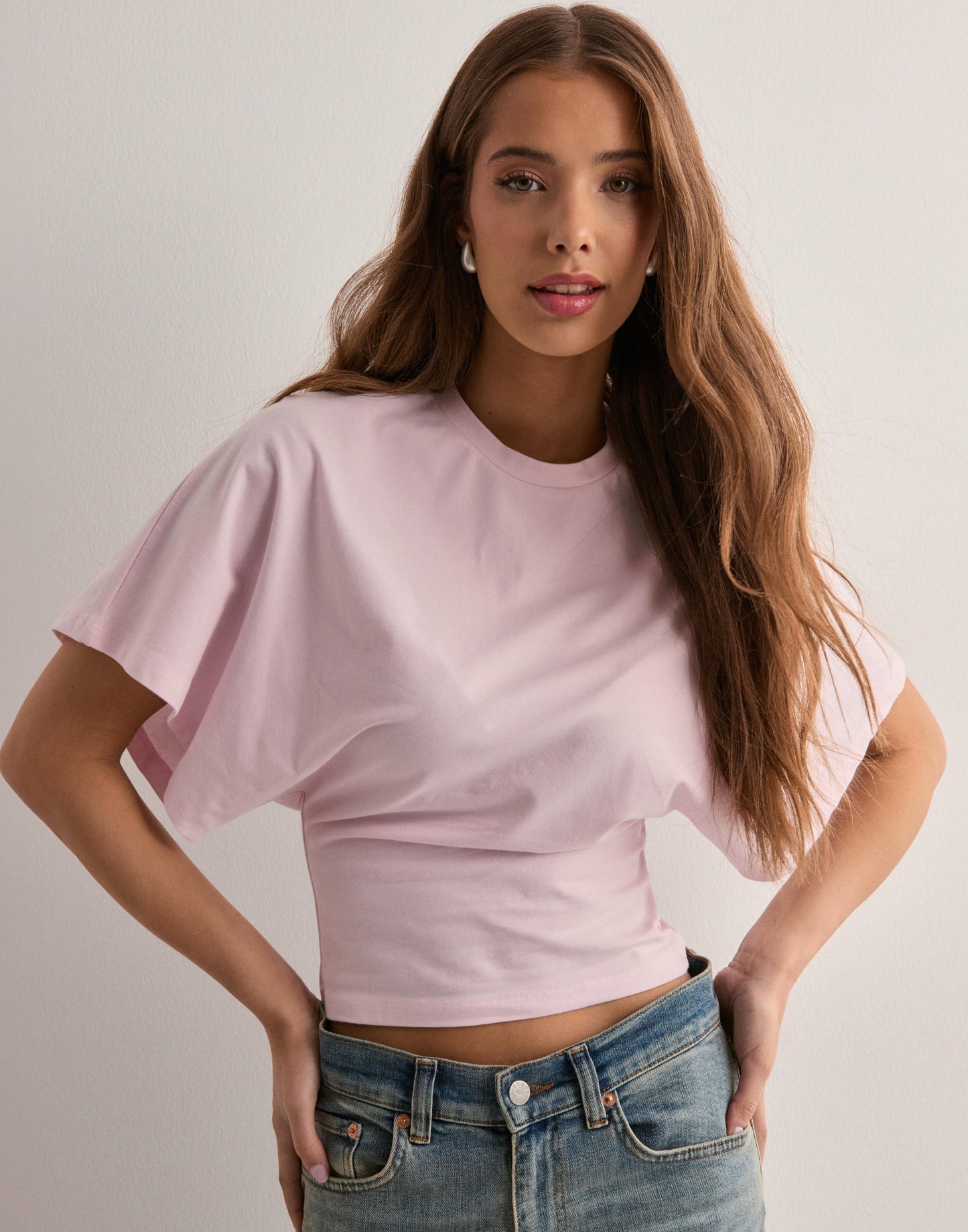 MOANA™ | Trendig Cropped Top med Vida Ärmar