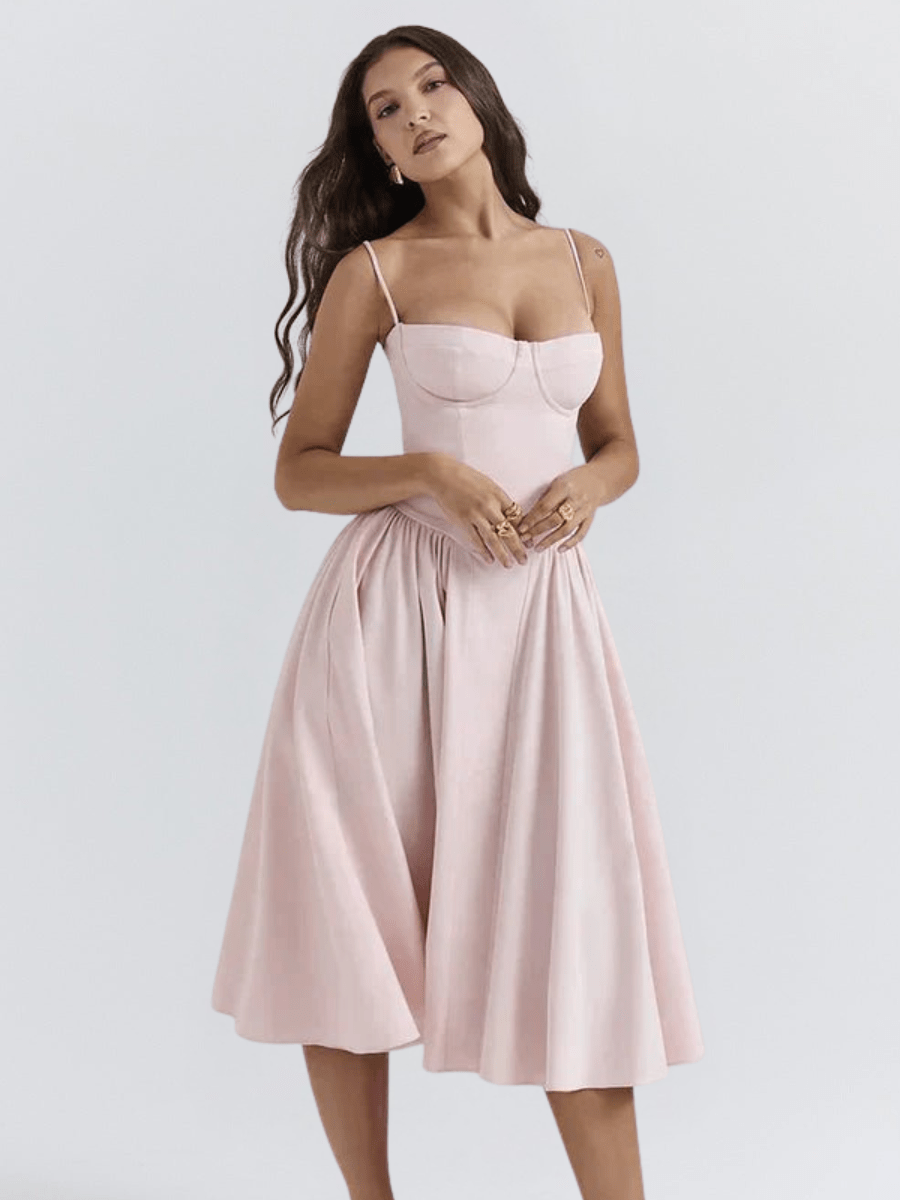 GEORGIA™ | Elegant retro midiklänning