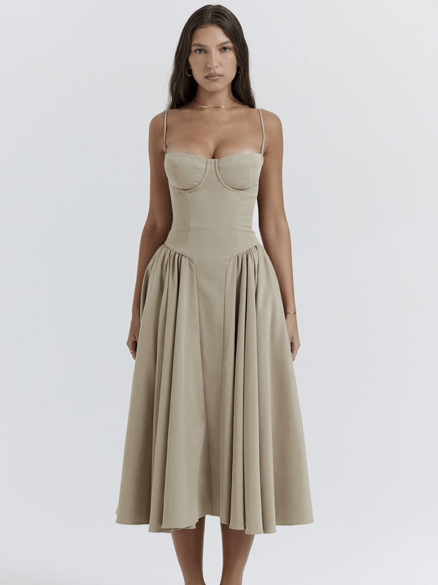 GEORGIA™ | Elegant retro midiklänning