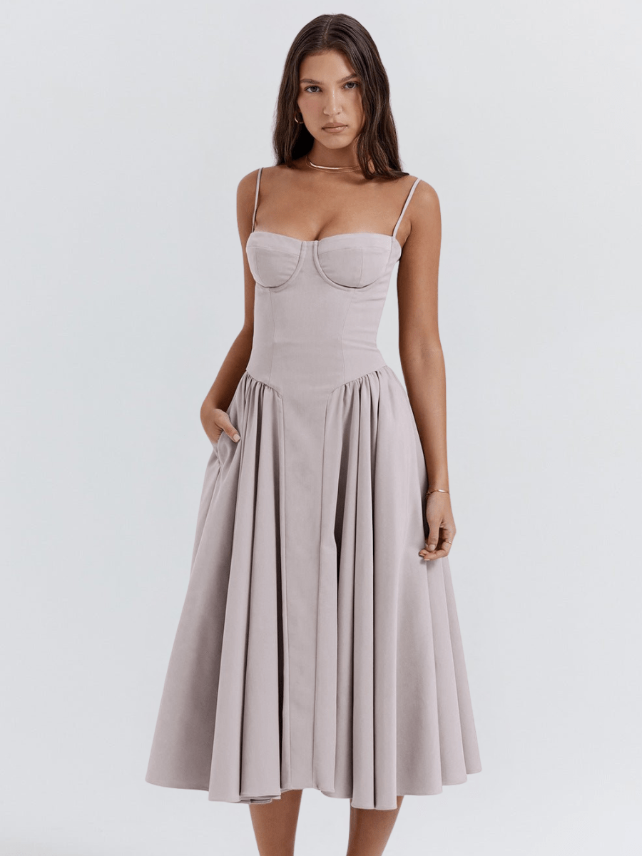 GEORGIA™ | Elegant retro midiklänning