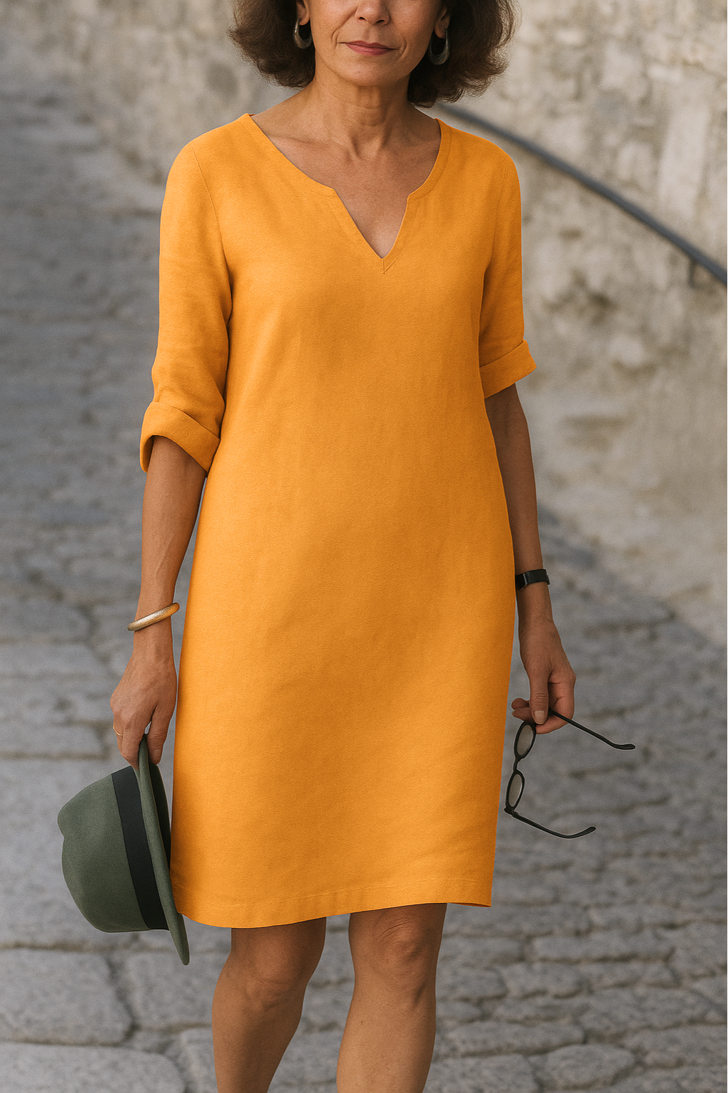 STINA ™ | Elegant V-ringad klänning
