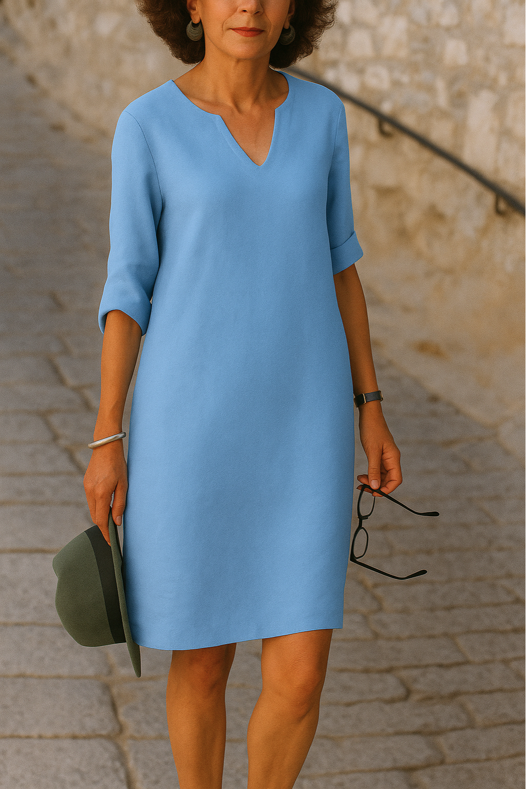 STINA ™ | Elegant V-ringad klänning