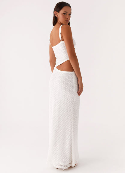 AURELIA™ | Boho virkad maxiklänning