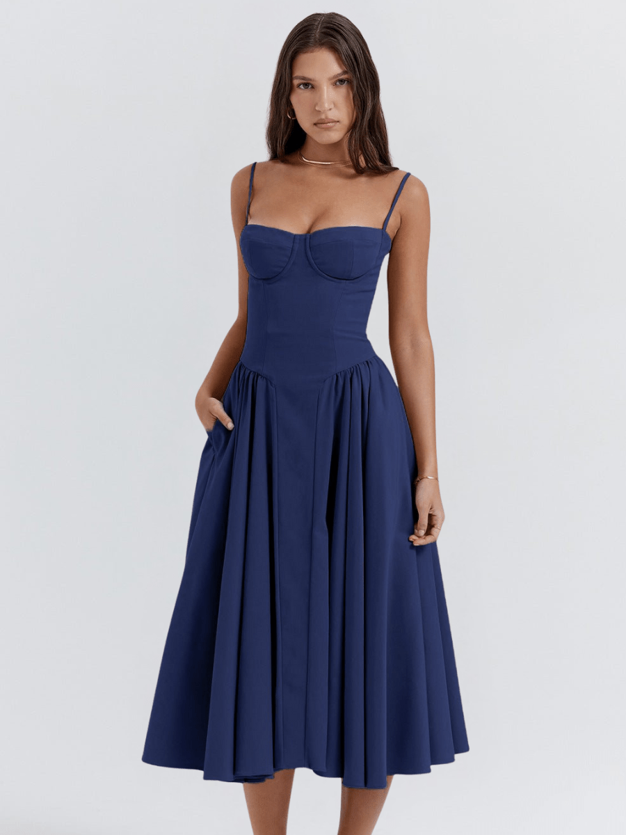 GEORGIA™ | Elegant retro midiklänning
